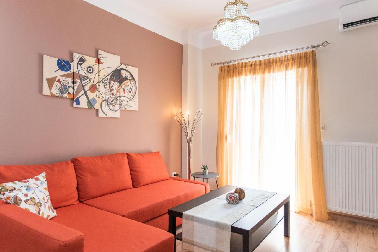 Apricot By Halu! Cozy Apt Next To Agia Sophia Metro Station 테살로니키 외부 사진