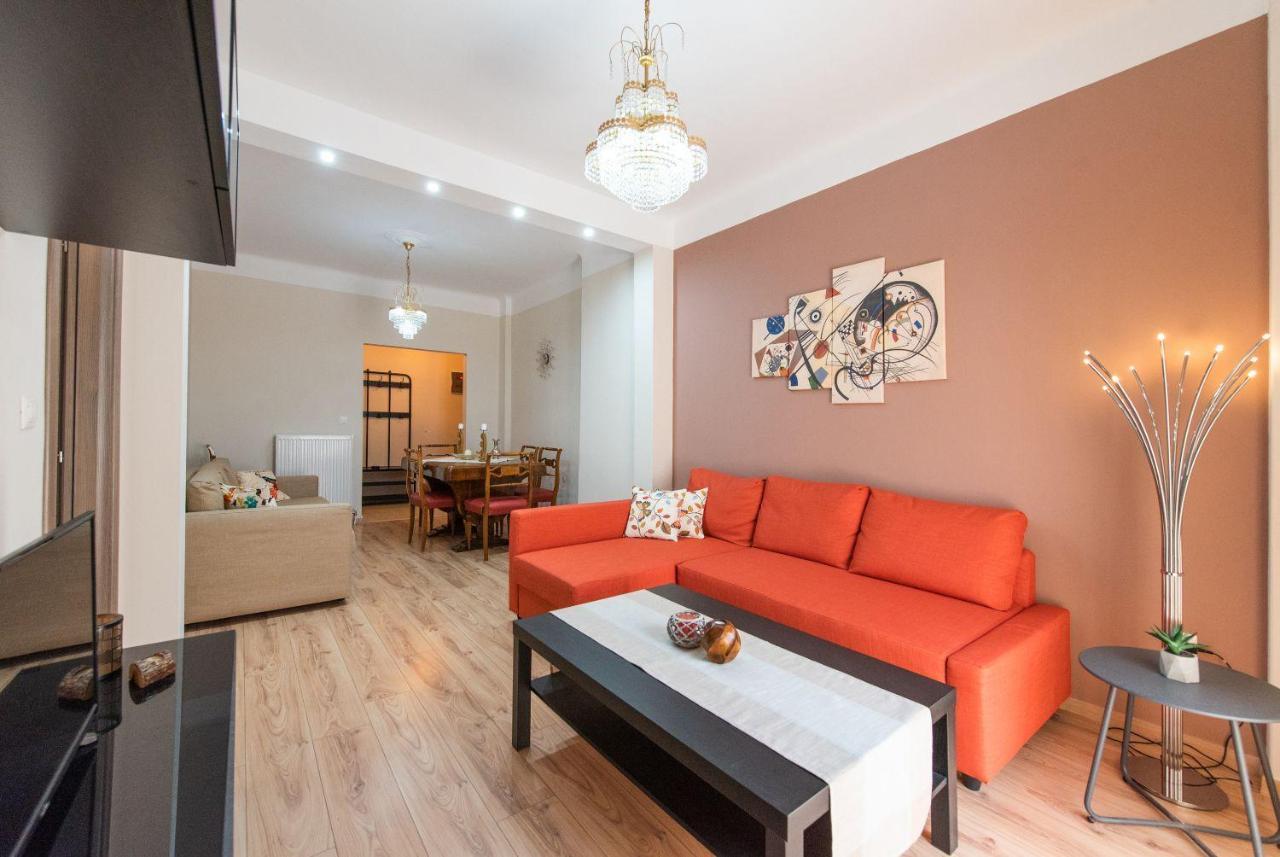 Apricot By Halu! Cozy Apt Next To Agia Sophia Metro Station 테살로니키 외부 사진